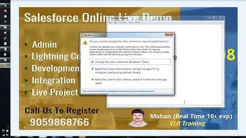 SalesForce Class 10 by Mohan sir  30th  2020 Sept   Admin,Development,integration,Lightning batch 09