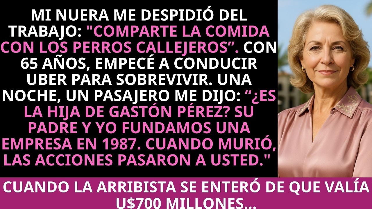 Despedida por mi nuera, empecé a conducir Uber a los 65 años… hasta que un extraño me entregó