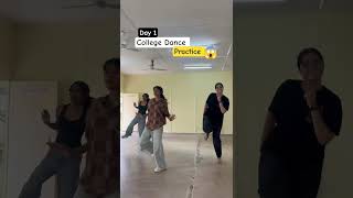 “College Society Session Begins | Dance Practice Day 1 🔥 | New Vibes, New Energy 💃✨#shorts #dance