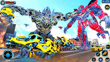 Jet Robot Car Transformation Optimus Prime - Android Gameplay