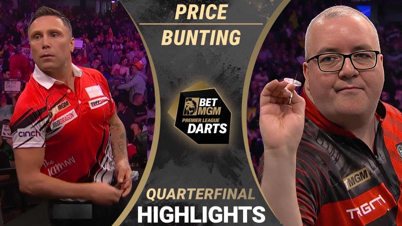 CRAZY GAME! Gerwyn Price vs. Stephen Bunting - HIGHLIGHTS - Premier League Night 5 2026 | Darts