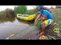 Pescando Tilapias Con Red | tecnicas para pescar en lago