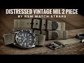 Vintage Mil 2 Piece Distressed Straps - RSM Watch Straps