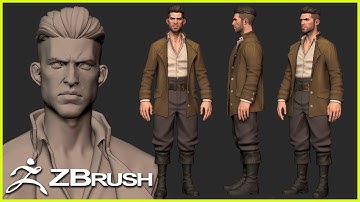 Sculpting a Character from Concept by Cedric Peyravernay (Body Blockout | Part 1)