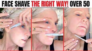 Brighten DRY, DULL Mature SKIN in Minutes! (Face Shaving for Beginners!) by Beyond50Skin 1,467 views 1 month ago 19 minutes