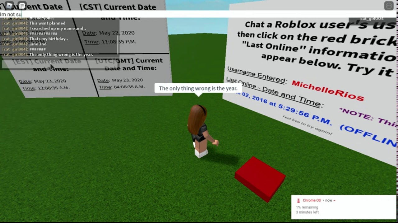 Coincidence First Video Check A Roblox Users Last Youtube - roblox player last online checker