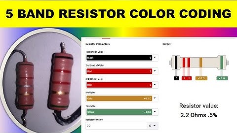 {947} knowing value of 5 band power resistor color code