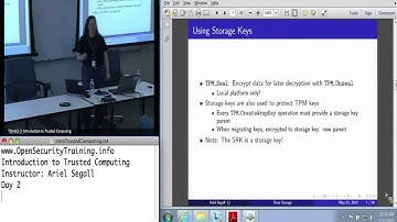 OpenSecurityTraining  Introduction To  Trusted Computing Day 2, part 4)