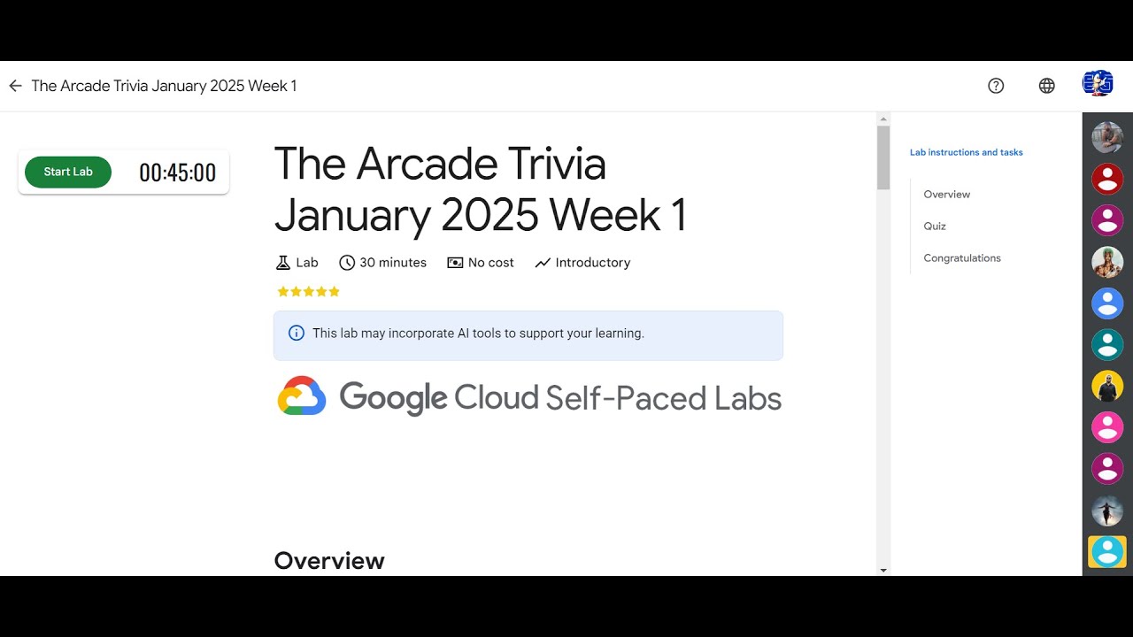 The Arcade Trivia January 2025 Week 1 Lab Solution Qwiklabs Arcade 2025 YouTube