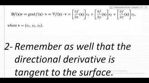 Quick vector calculus review 6 - Tangent vector problem