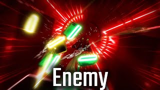 Beat Saber IMAGINE DRAGONS MUSIC PACK - Enemy (ft. J.I.D.) (Expert+, SS Rank)