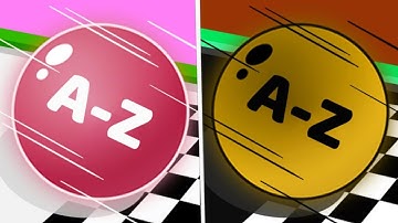 A - Z Run vs Reverse Speed Run   Walkthrough ,iOS Android Ball Colour Run New Update (part : 437 )
