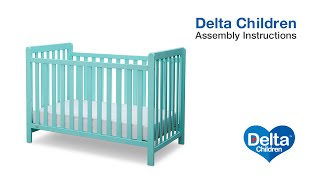 Delta Children Waves 3-in-1 Cot Assembly Video