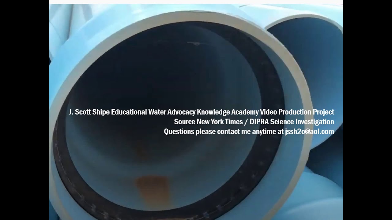 New York Times Mary Williams Walsh Story - Bursting PVC Pipes Rupturing First Service Year