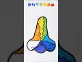🫐👣🐬☘️💛🍊🍅satisfying creative art#satisfyling #colors#brush#emoji#freefire#art#creative#youtubeshorts