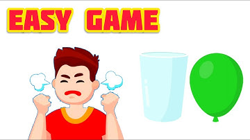 EASY GAME BRAIN TEST LEVEL 299 - LIFT THE GLASS WITHOUT TOUCHING IT