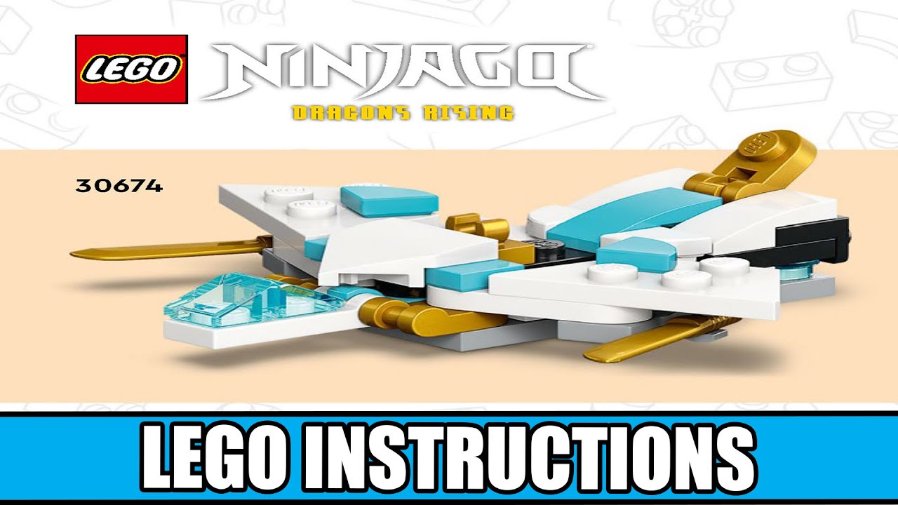 waterdragon追加出品 LEGO Instructions - Ninjago - 30674 - Zane's Dragon Power