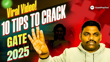 10 Tips to Crack Gate 2025 ⏳|| DO