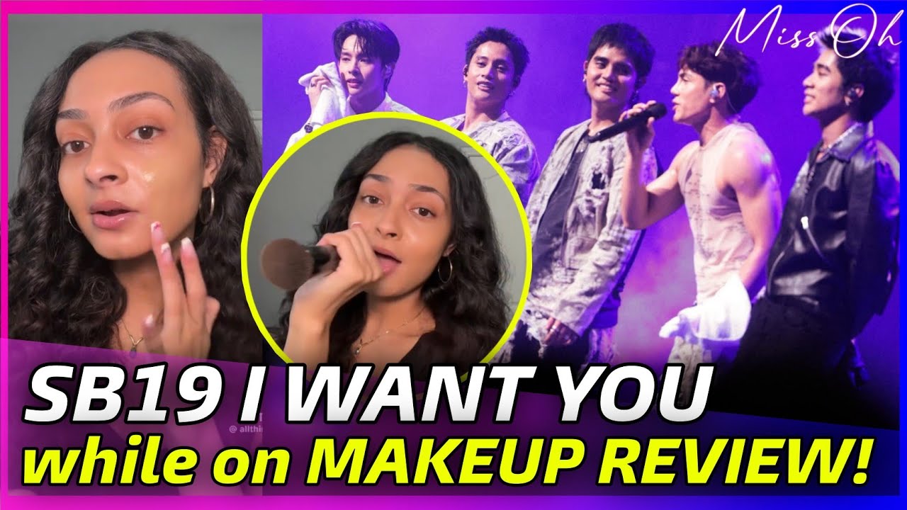 This BEAUTY INFLUENCER SURPRISINGLY SINGS SB19 I WANT YOU in the MIDDL EOF A MAKE UP REVIEW!