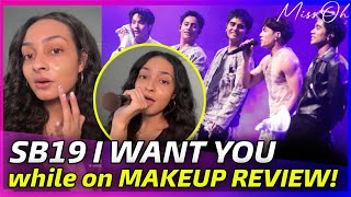 This BEAUTY INFLUENCER SURPRISINGLY SINGS SB19 I WANT YOU in the MIDDL EOF A MAKE UP REVIEW!