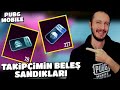 2022 YILINDAN KALMA BİR AÇILIM! PUBG Mobile Sandık Açılımı (Takipçimin Hesabını Fulledim)