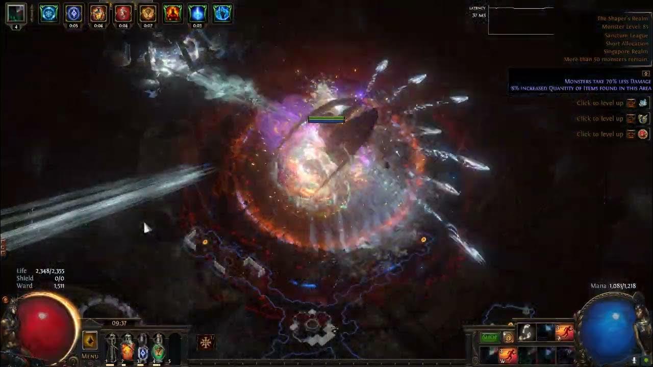 POE 3.20 CWDT Scion Uber Shaper 139M DPS Suppress 100 YouTube