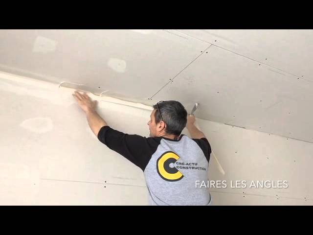 Plâtrage et tirage de joints - Peinture