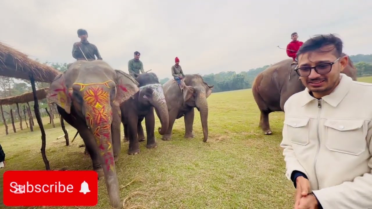Family tour suraha chitwan national park