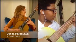 &quot;Danza Paraguaya&quot; performed by Berta Rojas (with students from Cleveland and San Juan Bautista)