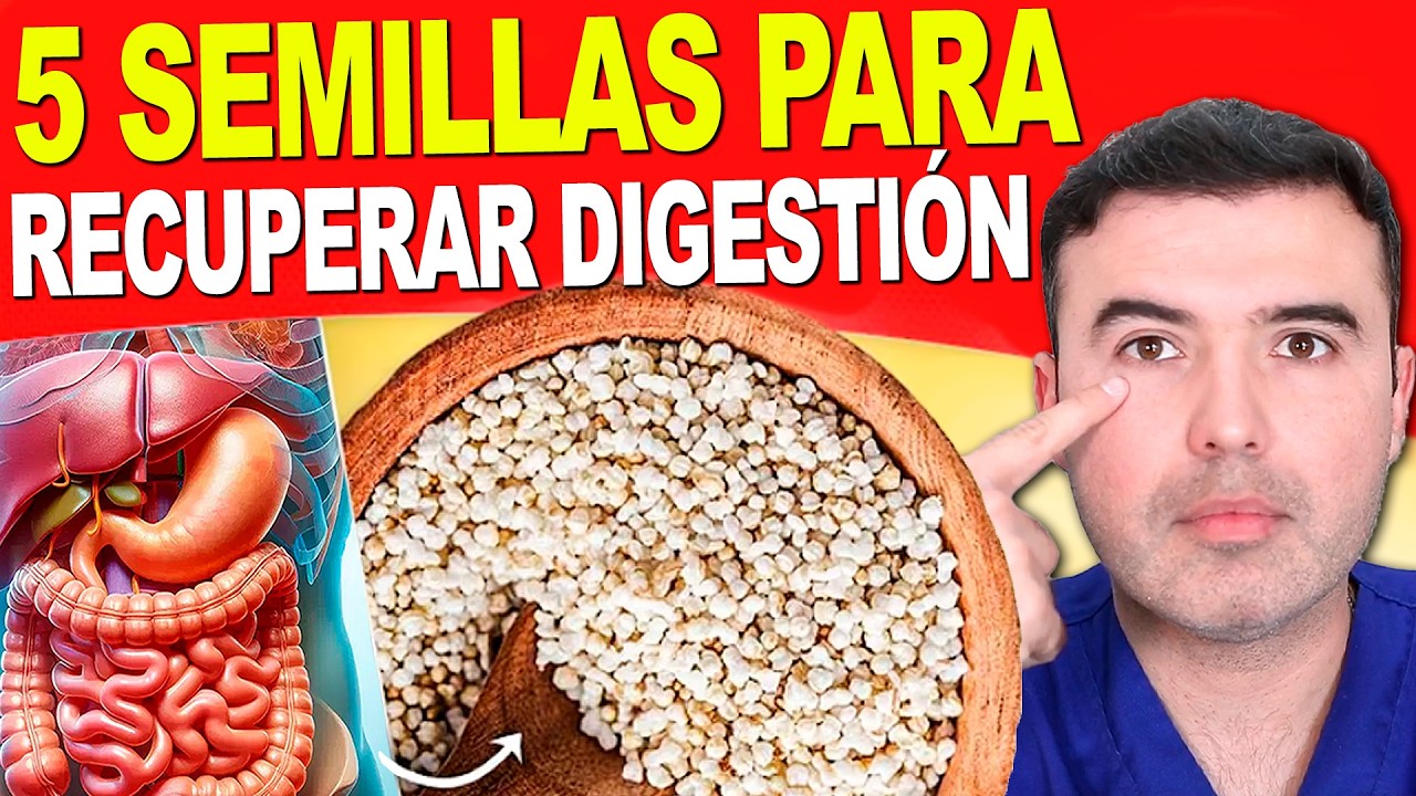 Adultos mayores: Coman ESTAS 5 Semillas para REGENERAR LA DIGESTION y limpiar el colon profundamente