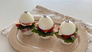계란버거 | 탄수화물은 다운 단백질은 업! 다이어트 버거 | 삶은 계란으로 만드는 살 빠지는 초간단 요리 | 마롱테이블