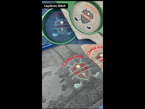 New In EmbroideryStudio 2025 Laydown Stitch