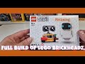 Full Build of Lego Brickheadz Wall.e and Eve, Set Number 40619.