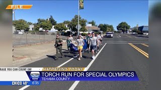 Red Bluff officers run for Special Olympics today