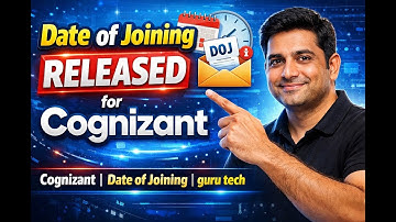 Date of Joining Released for Cognizant | Cognizant | Date of Joining| guru tech