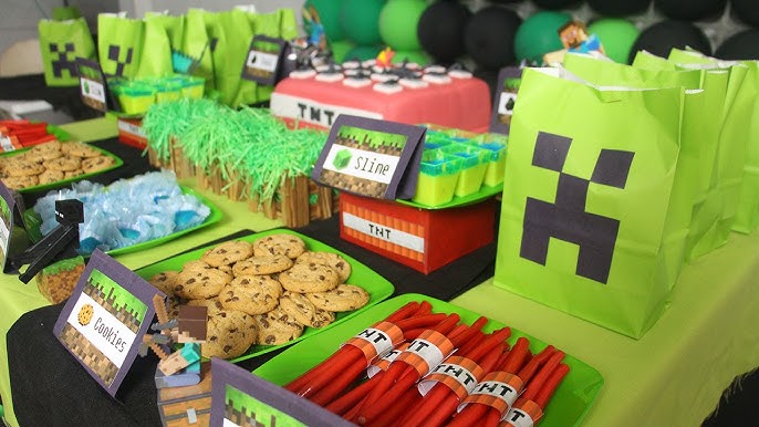 Delizie! Bolos - Doces - Cupcakes - Bolo Minecraft do Matheus, em