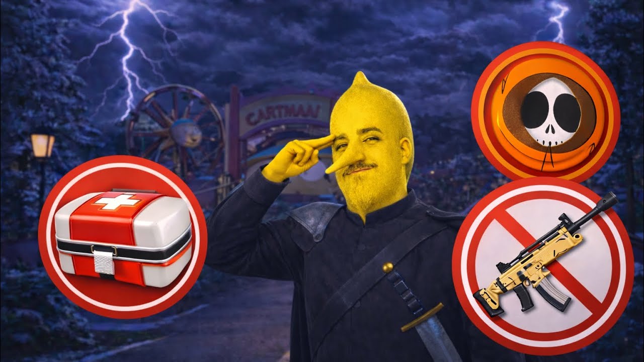 Fortnite pero SOY un LIMÓN solo con CURAS