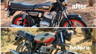 Suzuki Convert Yamaha Rx100 #youtubeshorts #youtube #yamaha #rx100#rxking#ytshorts#modified #reels