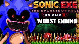 Scariest Sonic.exe Game The Spirits Of Hell Round 2 Sally.exe Whisper Of Soul Secret Worst Ending
