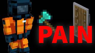 Minecraft AXE and SHIELD PvP but i CAN'T use the AXE or SHIELD!