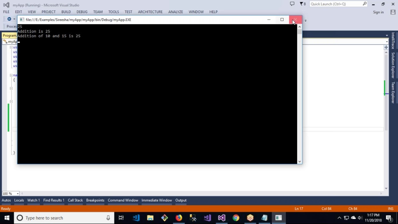 Day 2 - C# Structure & Console Methods - YouTube