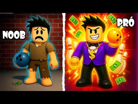Comecei NOOB no Boliche e Virei um PRÓ Insano!