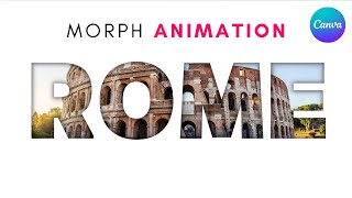 Morph Animation : Create Animated Canva Title Slides with Morph transition