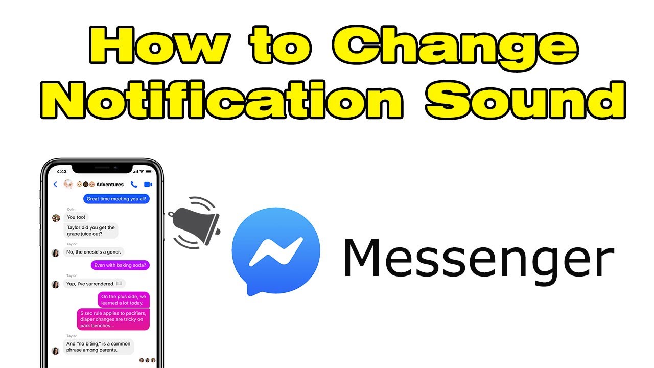 How to change Facebook Messenger notification sound on Android YouTube