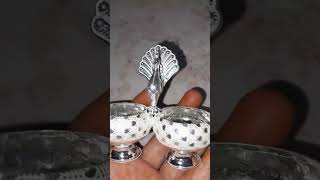 New Silver Collection Queen Silver Pea Haladi Kumkum Box