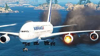 Thai Giant Air Emergency Landing | After Lowest Possible Flying Gta-5