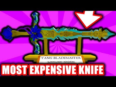 Buying The Most Expensive Knife Roblox Ninja Assassin Youtube - crainer roblox ninja assassin