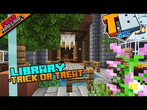 Thumbnail For Library + Trick or Treating | Truly Bedrock Season 1 [63] | Minecraft Bedrock Edition SMP