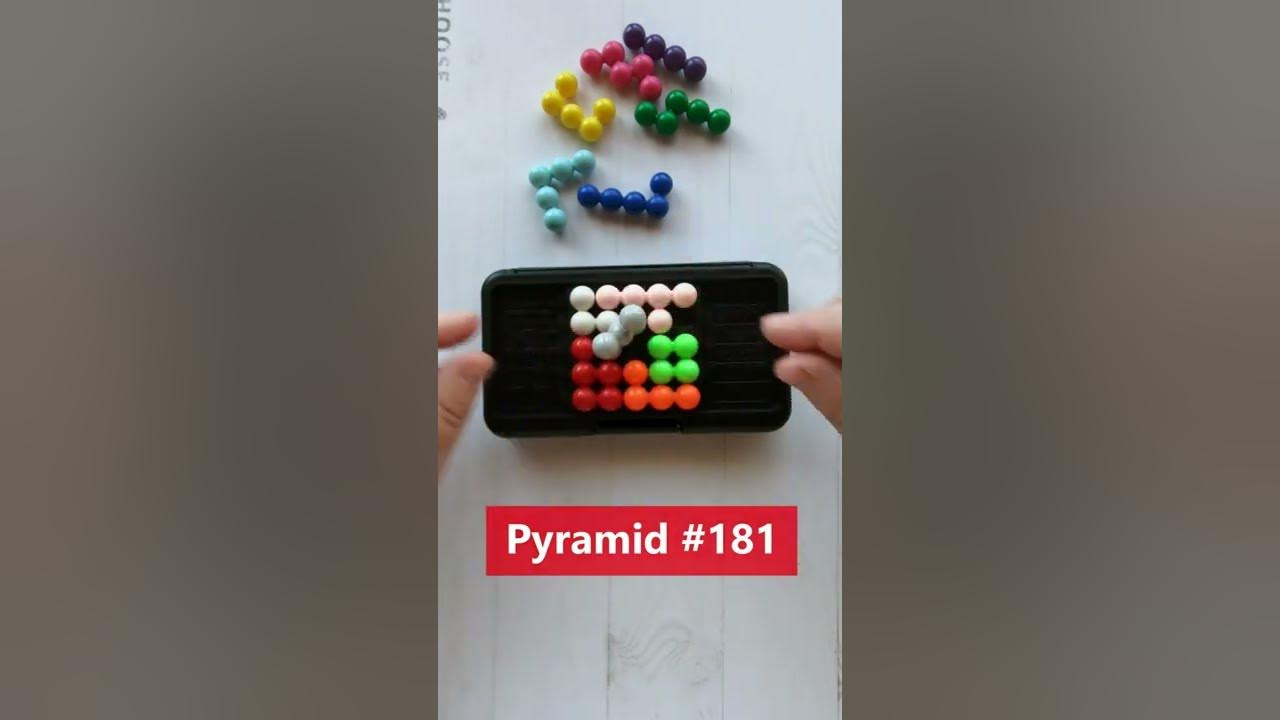 How to Solve Kanoodle Pyramid 181... EASILY 🙃shorts YouTube