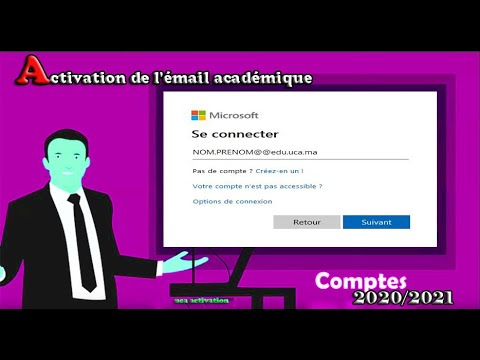 شرح كيفية انشاء الحساب الاكاديمي   Guide d'activation de compte académique (#fsjes_#fssm) 2020/2021